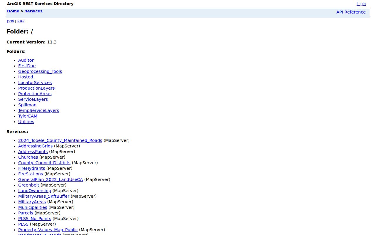 Tooele public records GIS parcel and property service catalog